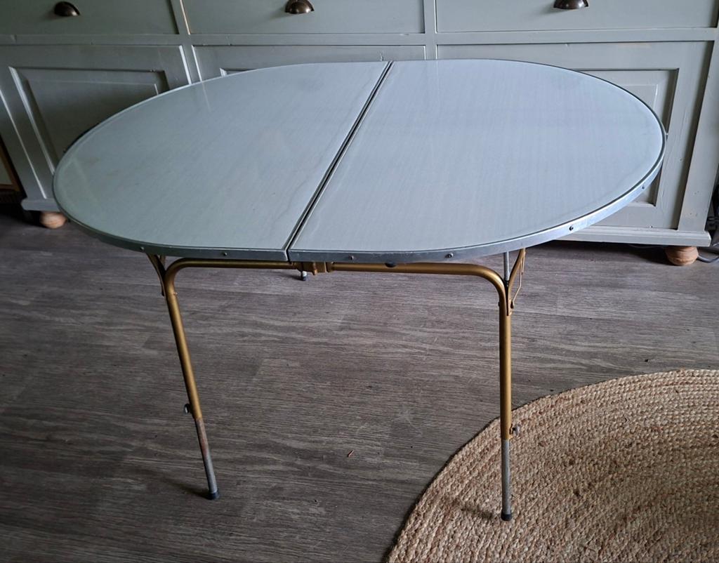 Vintage opvouwbare campingtafel - Jaren '60/'70, Ophalen