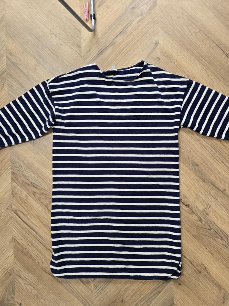 Blauw wit nieuw gestreepte jurk van jake*s maat M, Ophalen of Verzenden, Nieuw, Maat 46/48 (XL) of groter, Blauw