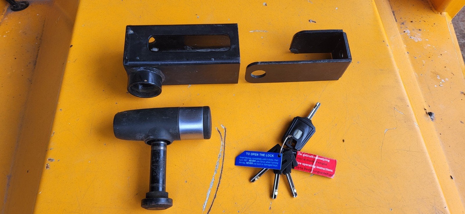 Doublelock slot voor buitenboordmotor, Ophalen of Verzenden, Zo goed als nieuw