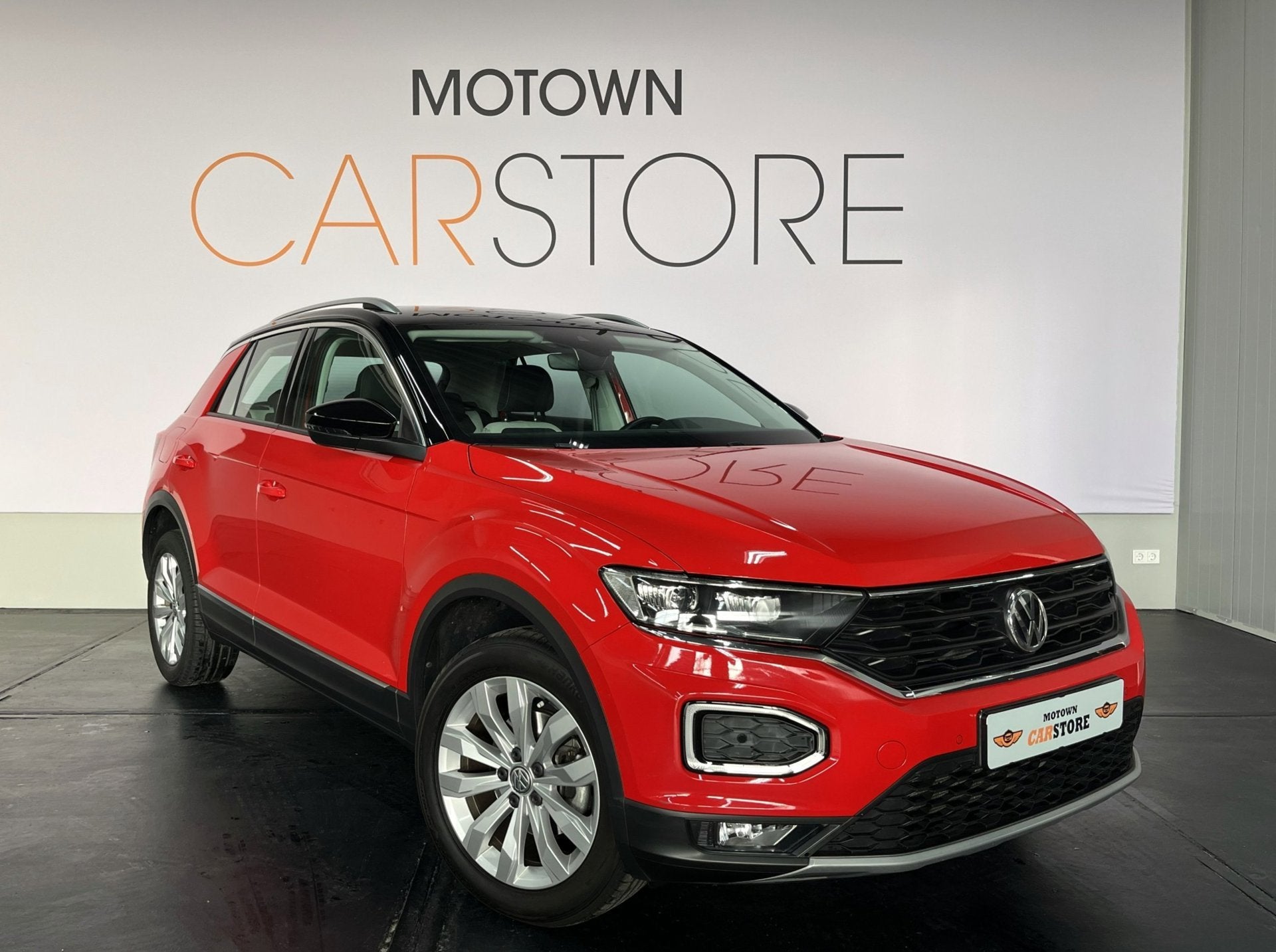 Volkswagen T-Roc 1.5 TSI Sport Virtual Cockpit Navi Pdc Clim, Stof, Zwart, 4 cilinders, 150 pk