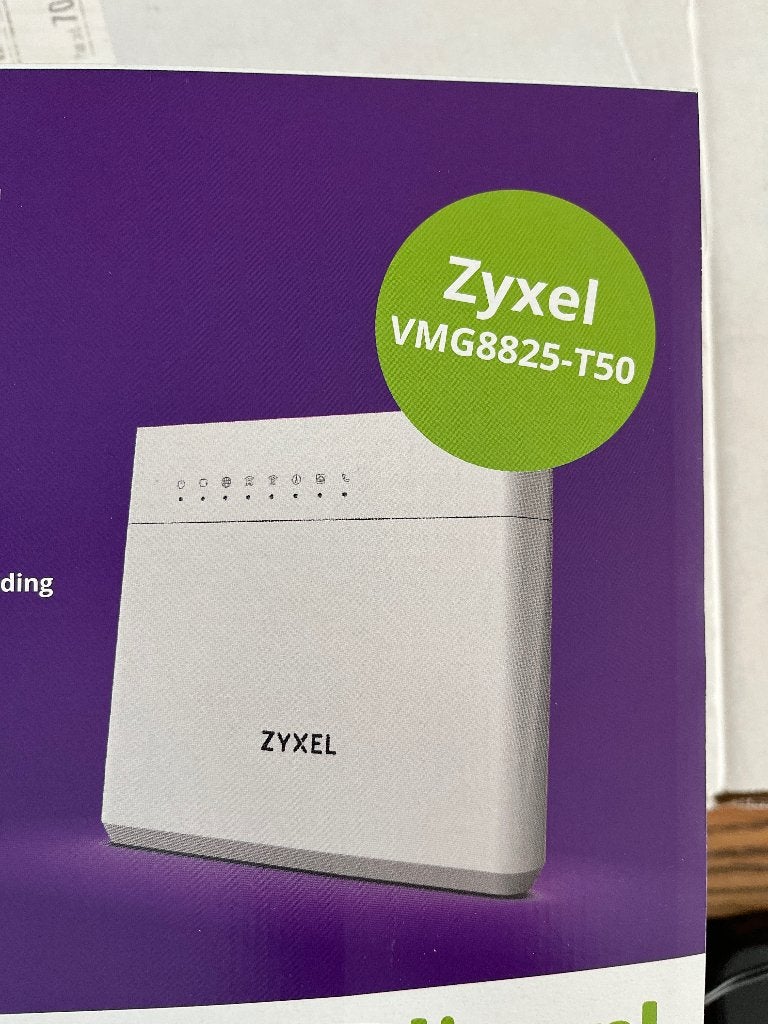 Zyxel VMG8825-T50, Ophalen of Verzenden, Zo goed als nieuw, Router met modem, ZyXEL