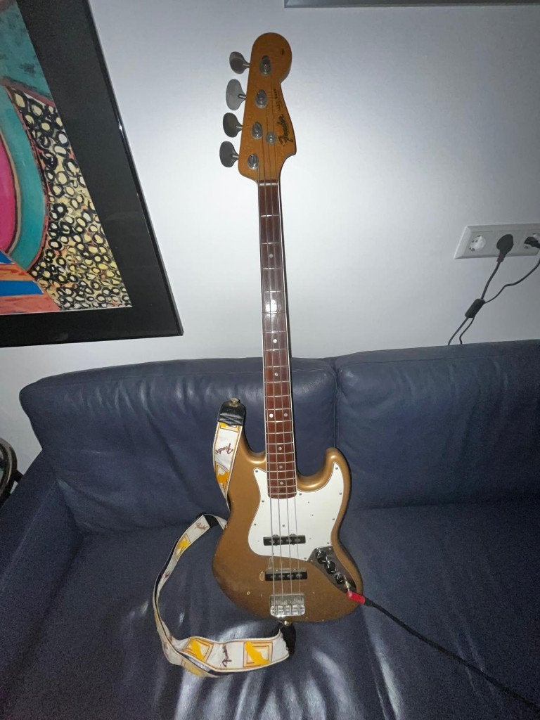 Fender masterbuilt bas custom shop Mark Kendrick, Ophalen, Gebruikt, Solid body, Fender