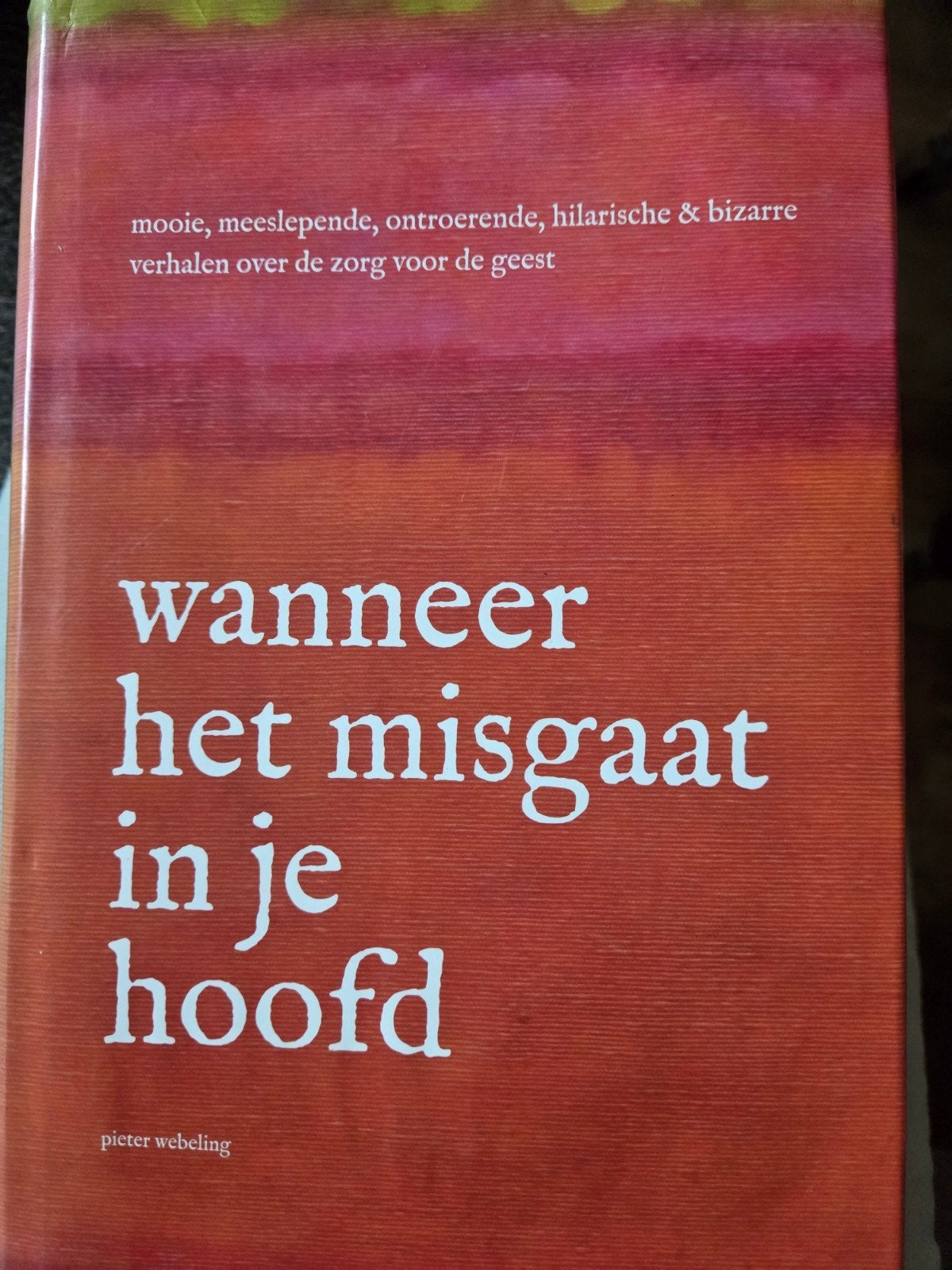 Wanneer het misgaat in je hoofd - Pieter Webeling, Boeken, Ophalen, Zo goed als nieuw, Klinische psychologie, Pieter Webeling