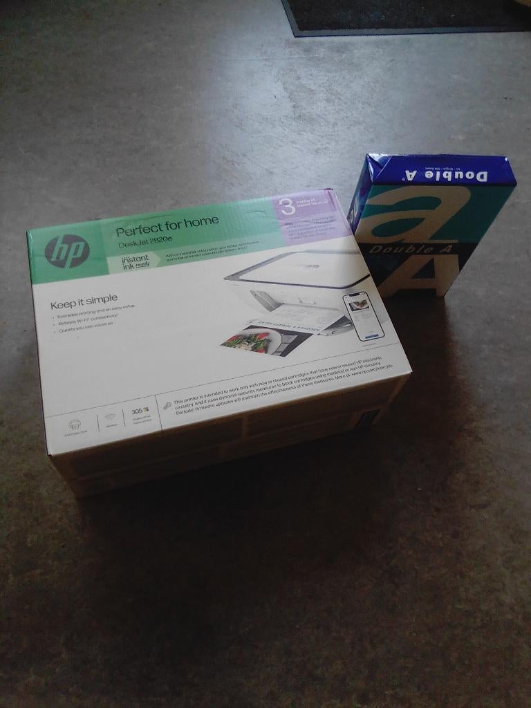 HP printer DeskJet 2820e incl. 500 vel printpapier, Computers en Software, Printers, Ophalen, Hp, Kleur printen, Printer