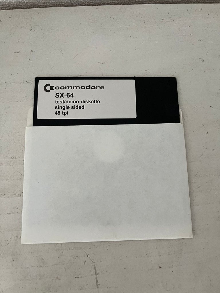 Commodore SX test/demo-diskette origineel, Computers en Software, Vintage Computers, Ophalen of Verzenden