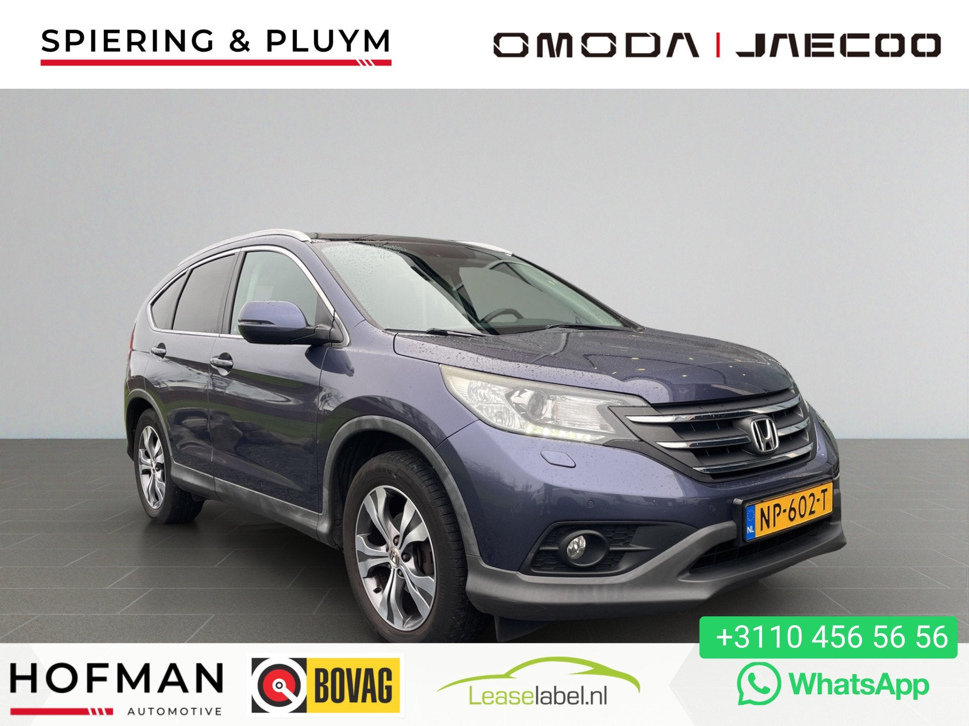 Honda CR-V 2.0 AWD Executive Leder | Stoelgeheugen | Pano |, Euro 5, Gebruikt, Zwart, 4 cilinders