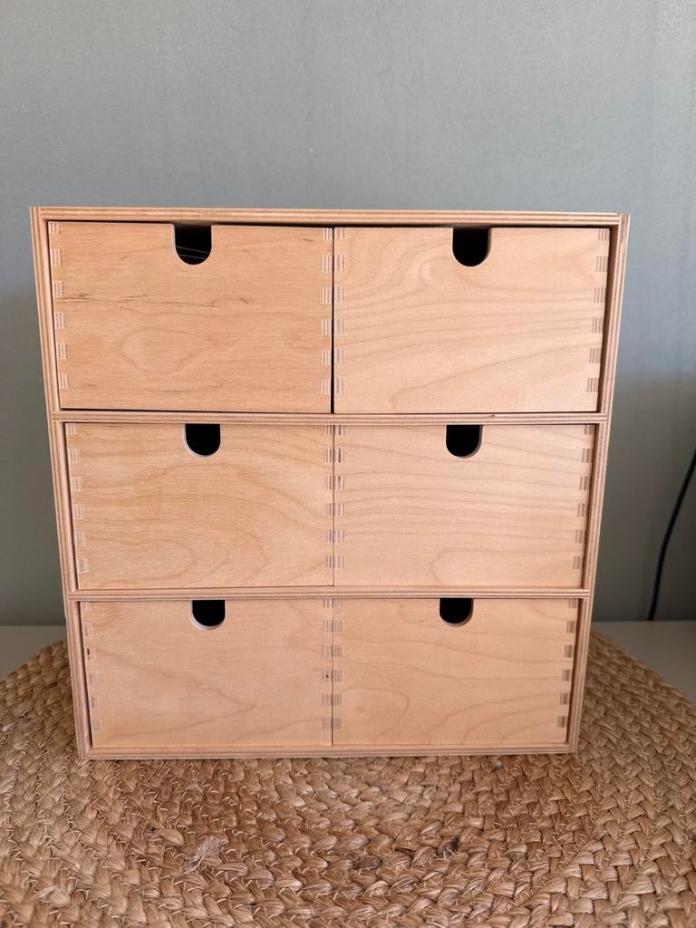 IKEA Moppe ladekastje in nette staat, Huis en Inrichting, Kasten | Ladekasten, Ophalen, Minder dan 50 cm, Gebruikt, 5 laden of meer