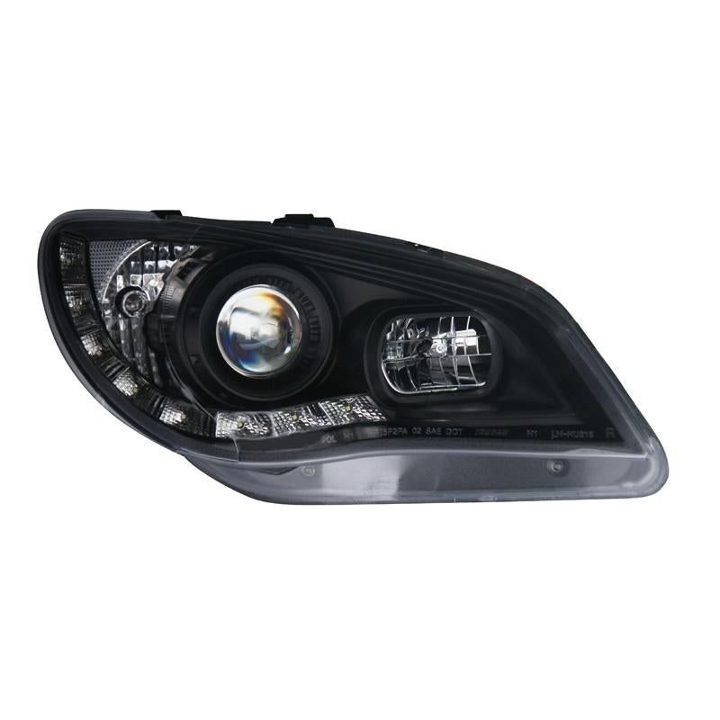 Set Koplampen in DRL-Look Subaru Impreza 2005-2007 - Zwart, Ophalen of Verzenden