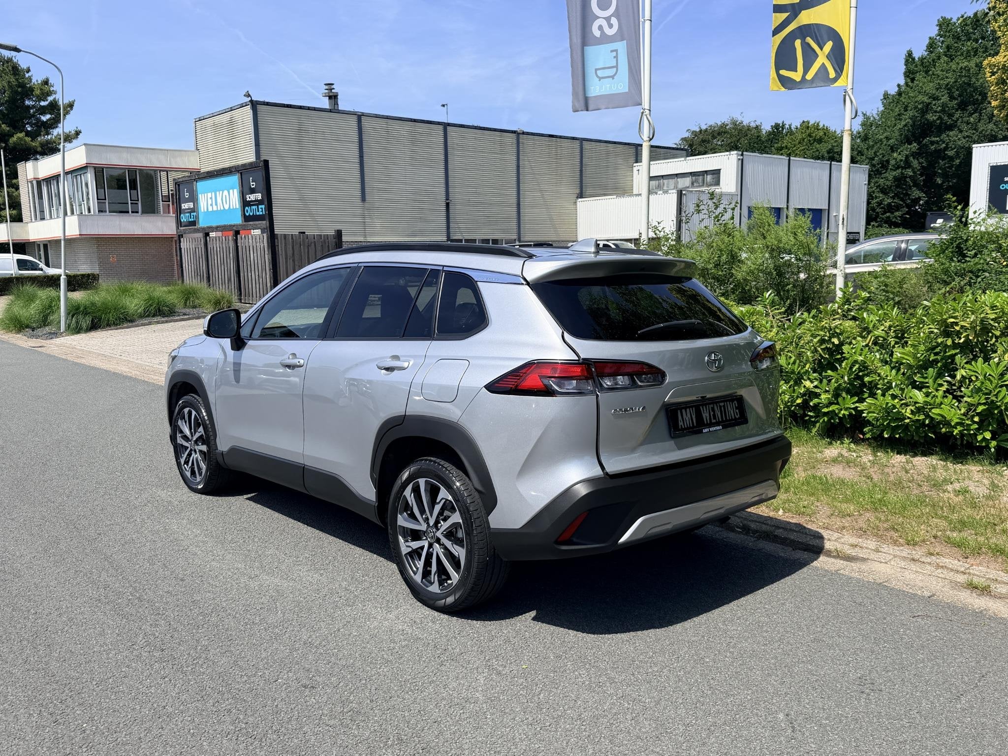 Toyota Corolla Cross Hybrid 140pk ACC•Carplay•Camera, Stof, Gebruikt, Euro 6, Bedrijf