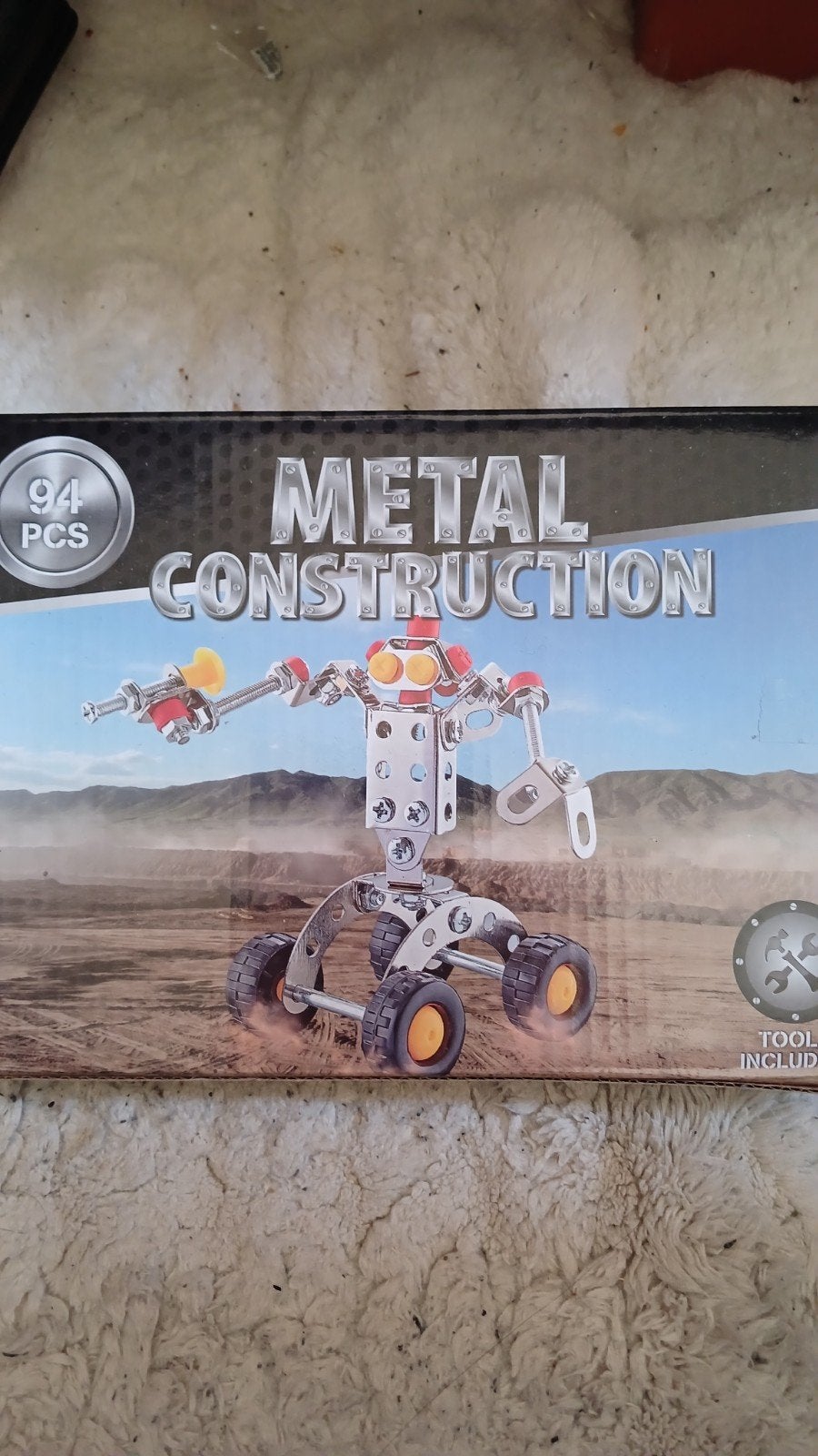 Metalen Bouwpakket Robot op Wielen (94-delig) – speelgoed, Ophalen of Verzenden
