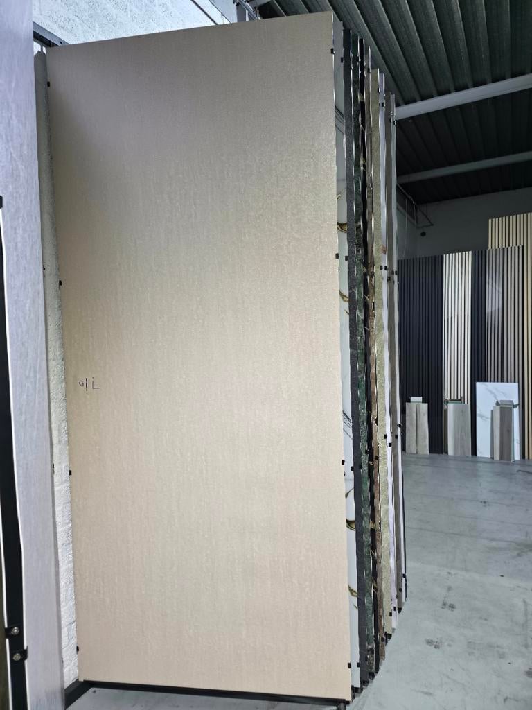 Beige PVC panelen 280x122, Doe-het-zelf en Verbouw, Platen en Panelen, Ophalen of Verzenden, Nieuw