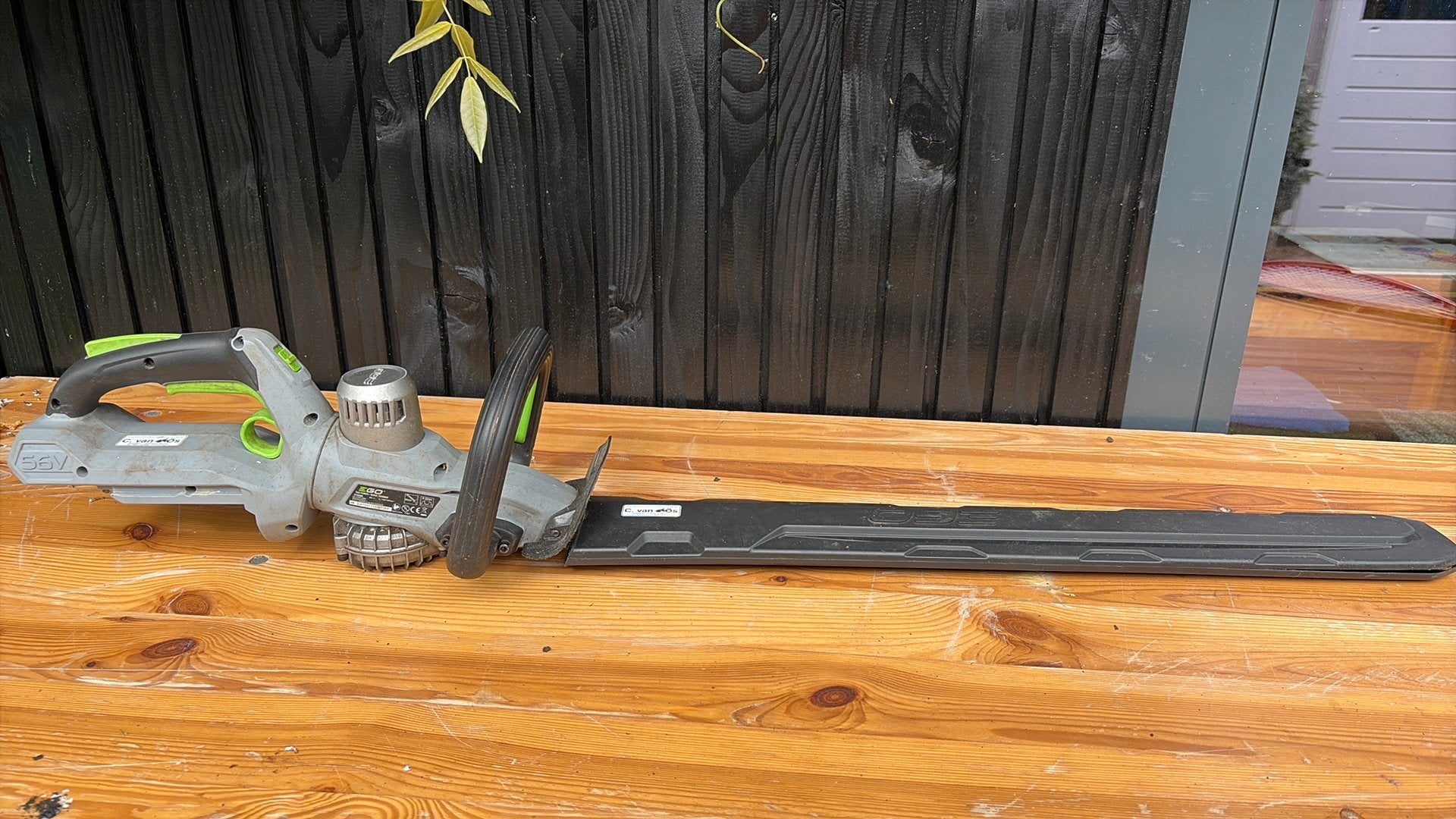 EGO heggenschaar HT6500E, Tuin en Terras, Heggenscharen, Ophalen, Gebruikt, Accu
