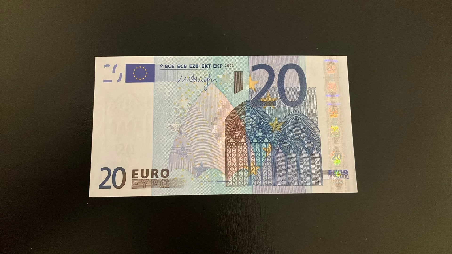 €20,- Mario Draghi - Duitsland (X) - UNC, Postzegels en Munten, Bankbiljetten | Europa | Eurobiljetten, Ophalen of Verzenden, Duitsland