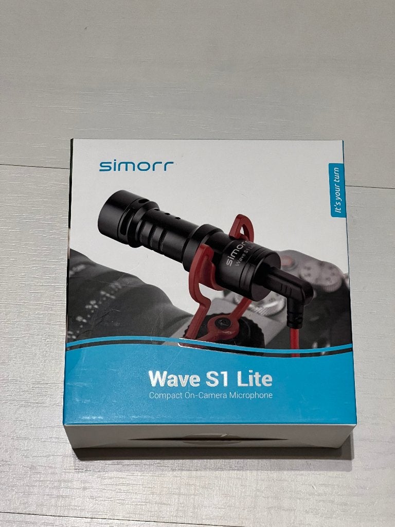 Simorr Wave S1 Lite Compact On-Camera Microfoon, Ophalen of Verzenden, Nieuw, Overige typen