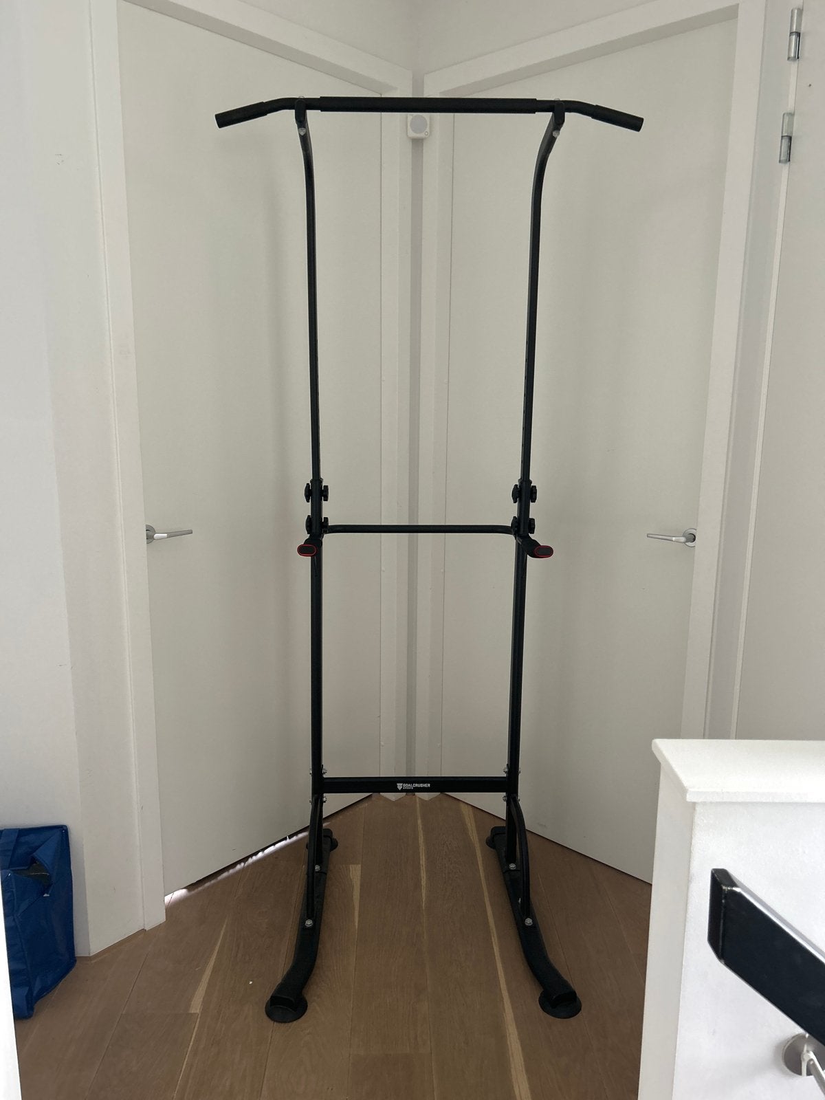 Goalcrusher Sports Optrekstang / Dip Station, Sport en Fitness, Ophalen, Zo goed als nieuw, Armen, Oprekstang