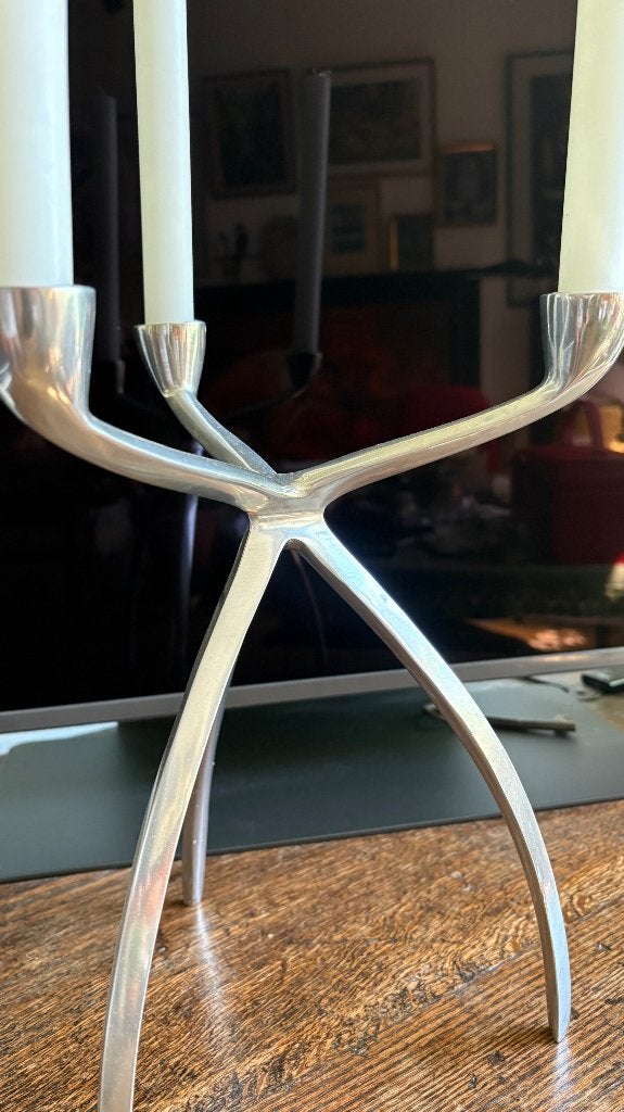 Kandelaar kaars, octopus model , vintage design, Huis en Inrichting, Ophalen of Verzenden, Zo goed als nieuw, Overige materialen