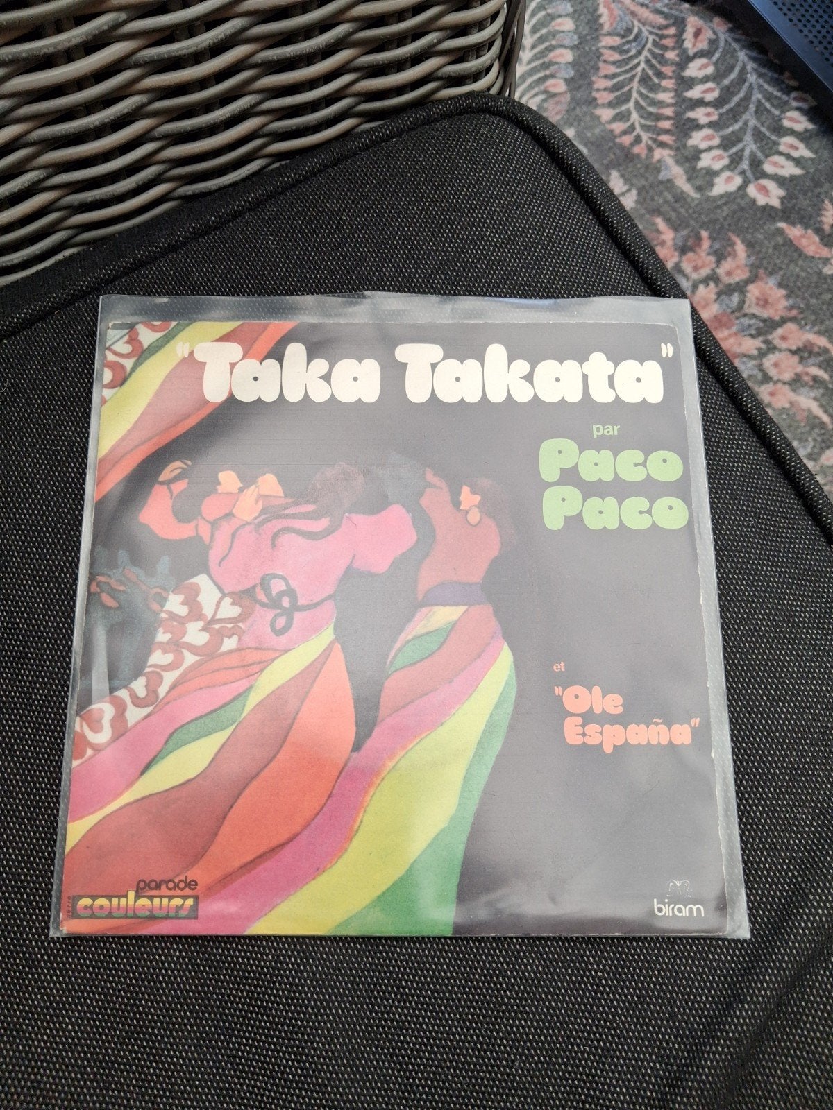 Paco Paco - Taka Takata / Ole España 7 inch vinyl, Gebruikt, Originele persing, 7 inch, Ophalen of Verzenden