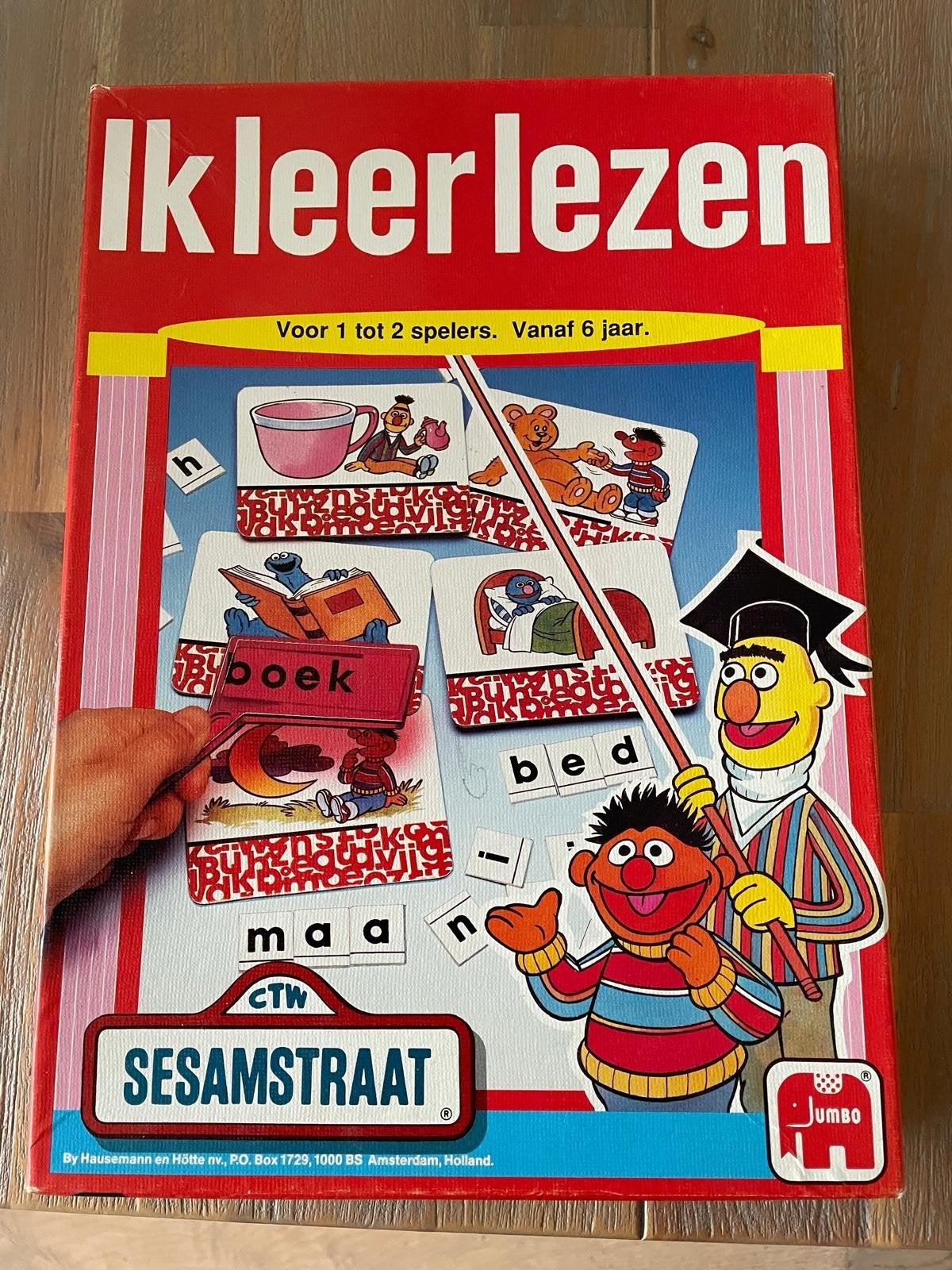 Ik leer lezen - Sesamstraat educatief spel Jumbo, Ophalen of Verzenden, Gebruikt, Puzzelen