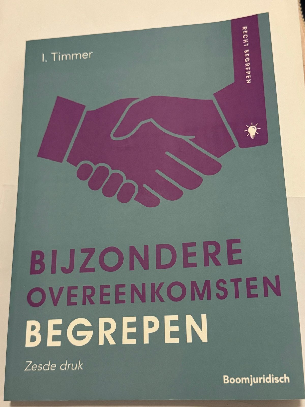 Bijzondere Overeenkomsten Begrepen - I. Timmer (Nieuw), Boeken, Verzenden, Gamma, Nieuw, HBO