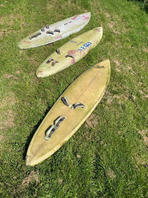 Diverse oudere surfplanken, kom ze ophalen, Watersport en Boten, Windsurfen, Ophalen, Gebruikt, Plank