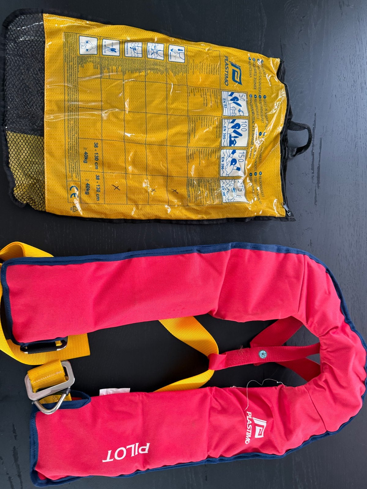 Plastimo Pilot 275N reddingsvest rood, Watersport en Boten, Accessoires en Onderhoud, Ophalen, Gebruikt, Overige typen
