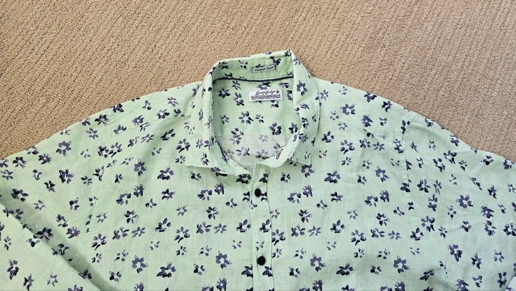 Dstrezzed heren overhemd
 XL, Ophalen of Verzenden, Zo goed als nieuw, Groen, Halswijdte 43/44 (XL)