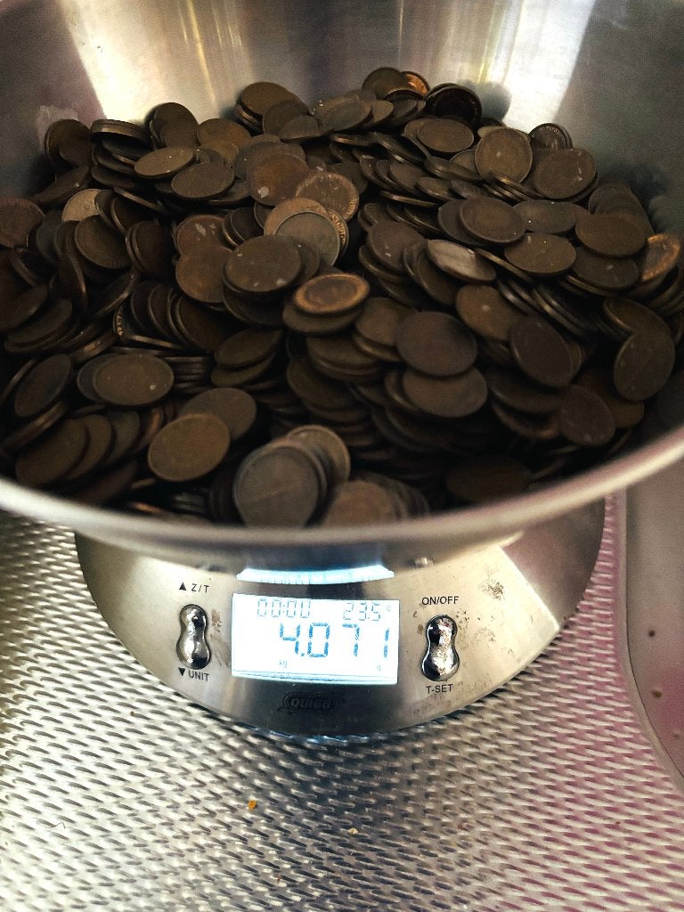 Ruim 4 Kilo Koperen Centen Juliana Vanaf 1950, Ophalen, Koningin Juliana, 1 cent, Losse munt