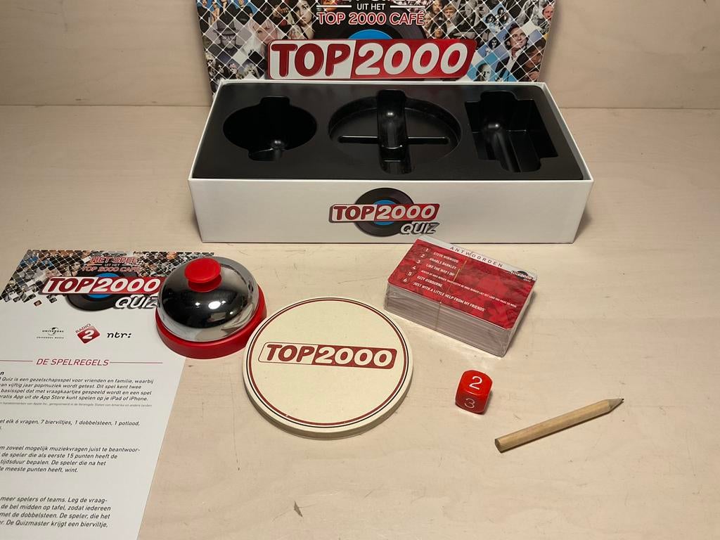 Top 2000 Quiz nieuw met gesealde kaartjes, Ophalen of Verzenden, Zo goed als nieuw