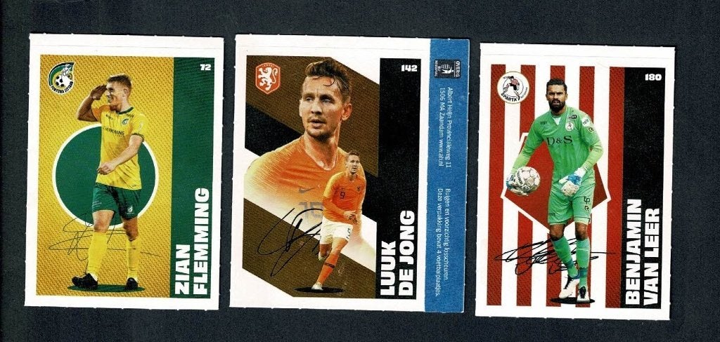Voetbal : voetbalplaatjes AH, Verzenden, Zo goed als nieuw, Overige binnenlandse clubs, Poster, Plaatje of Sticker
