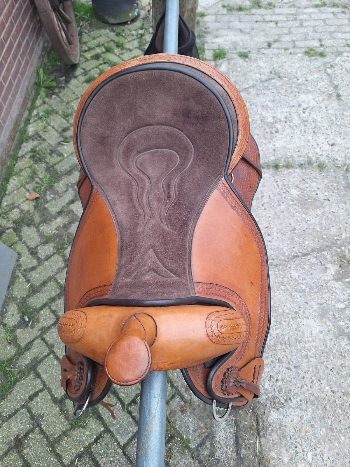 edix Santos / Boomloos westernzadel/ Boomloos zadel, Ophalen of Verzenden