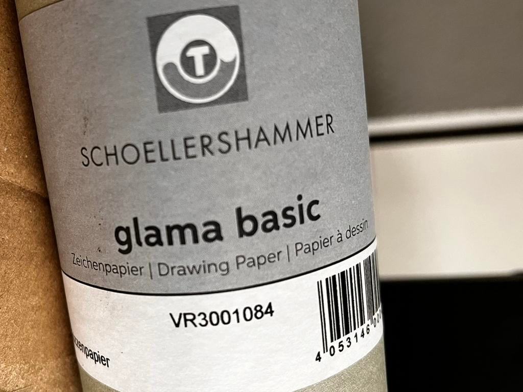 Nieuwe rol Schoellershammer tekenpapier Glama B, Ophalen of Verzenden, Nieuw, Papier, Schets- of Tekenboek