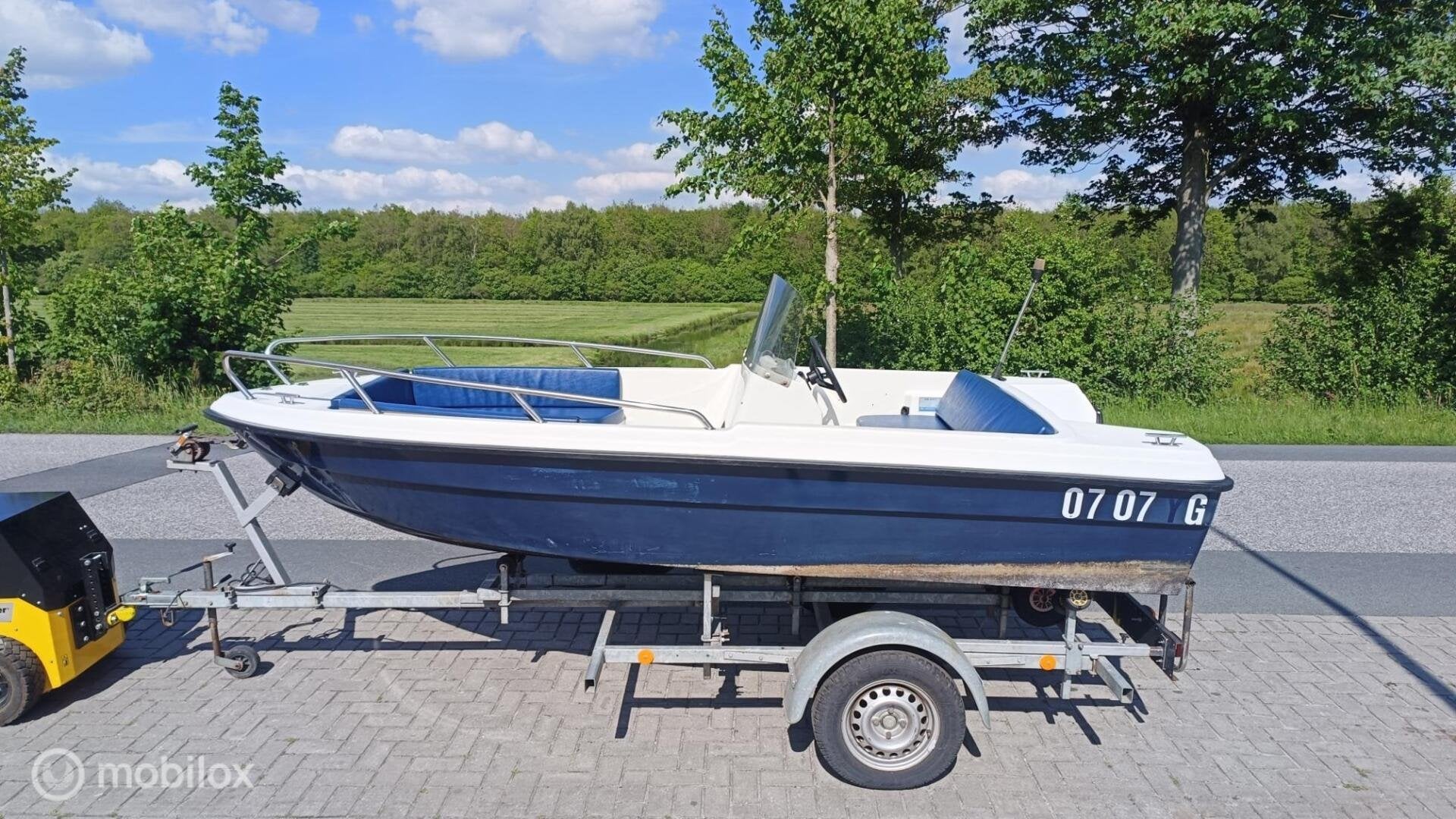 Hoga Rodd 410S Consoleboot met Kantel Boottrailer, Watersport en Boten, Vis- en Consoleboten, Hoga Rodd, Gebruikt, Overige brandstoffen