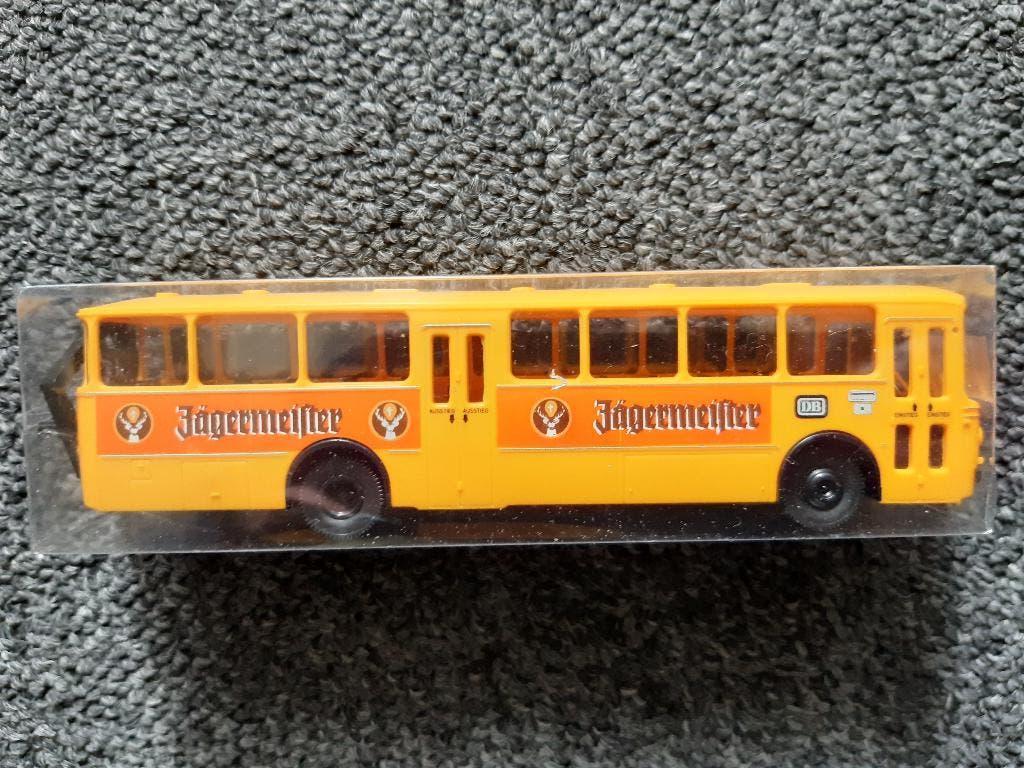 Brekina Mercedes O317 Deutsche Bundespost Jägermeister, Hobby en Vrije tijd, Modelauto's | 1:87, Ophalen of Verzenden, Gebruikt