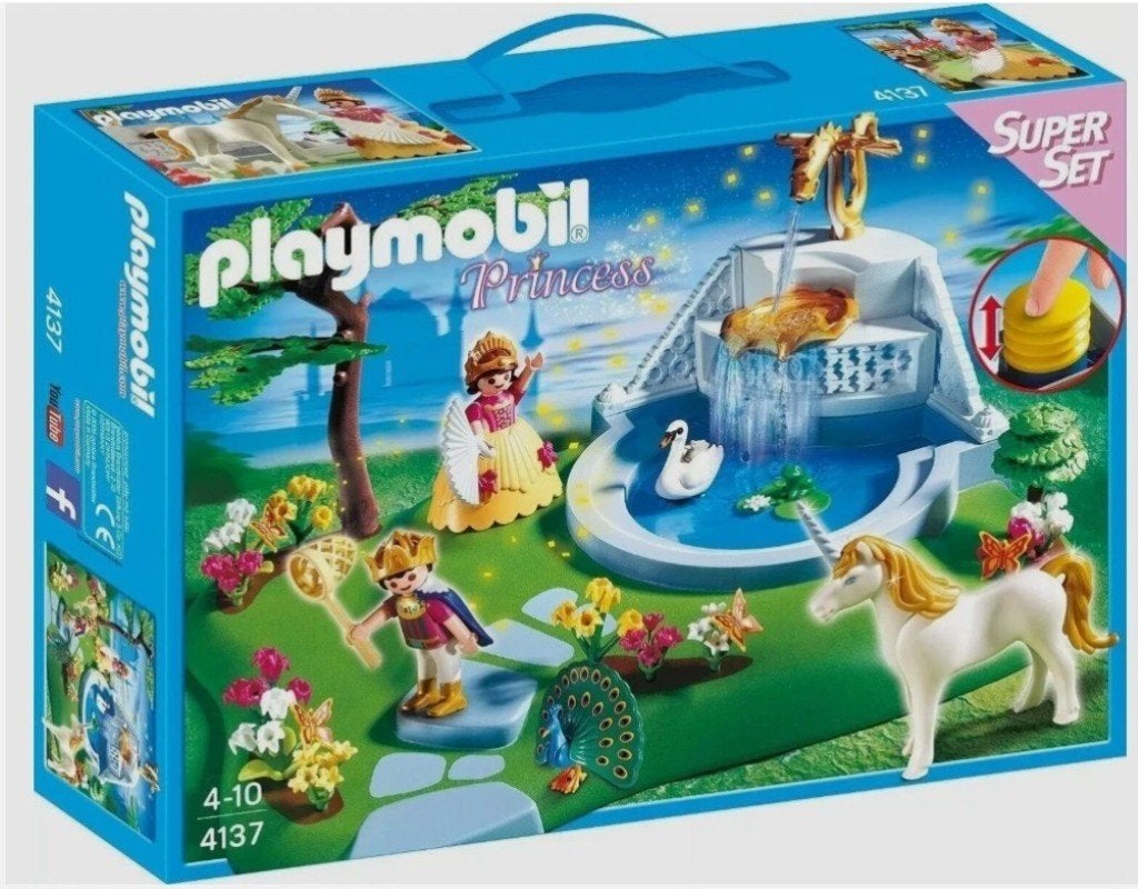 Playmobil Princess 4137 - Royal Fountain with Unicorn NIEUW, Complete set, Overige typen, Nieuw, Ophalen of Verzenden
