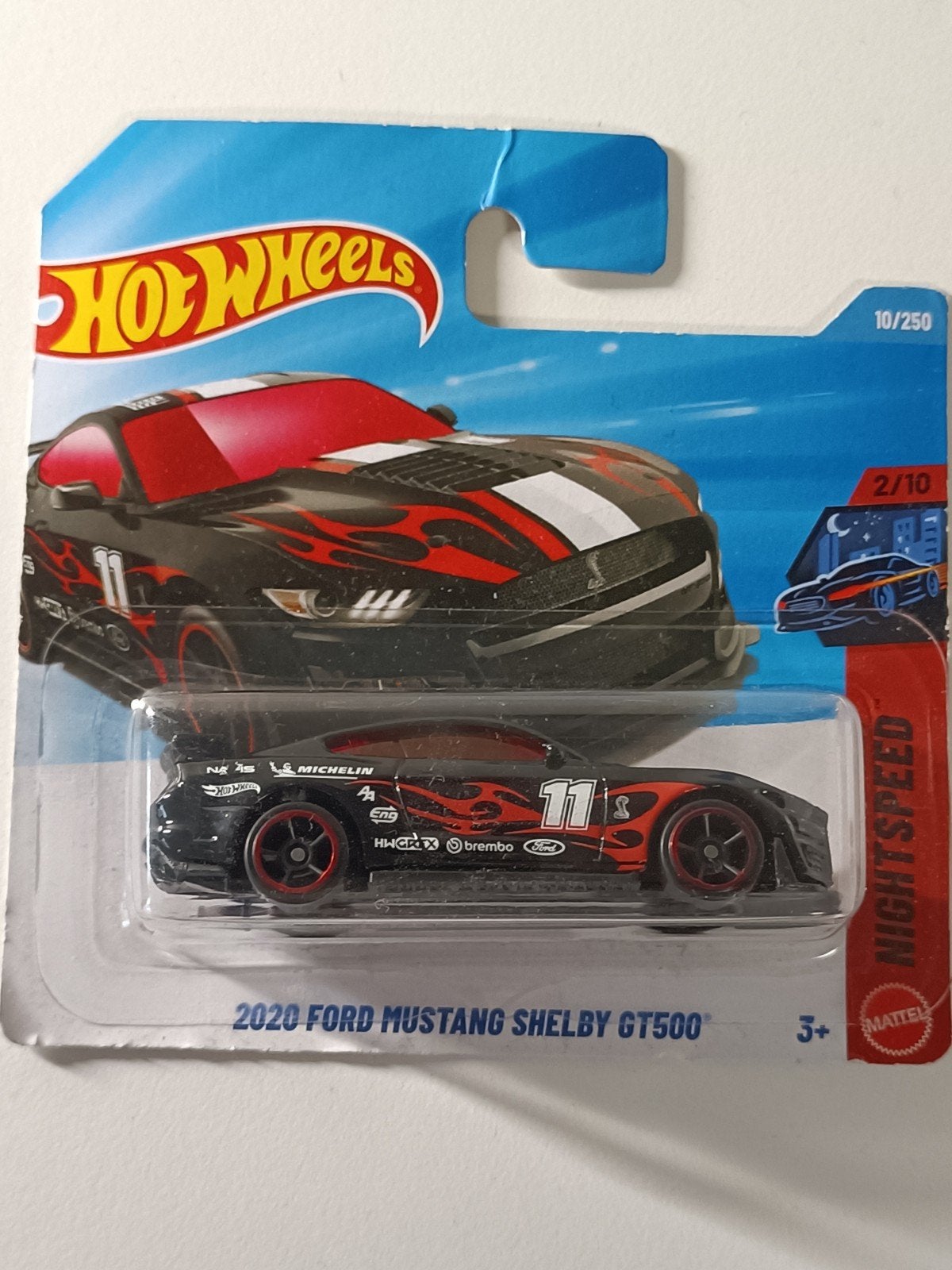 Hot Wheels 2020 Ford Mustang Shelby GT500 Nightspeed, Ophalen of Verzenden, Nieuw, Auto
