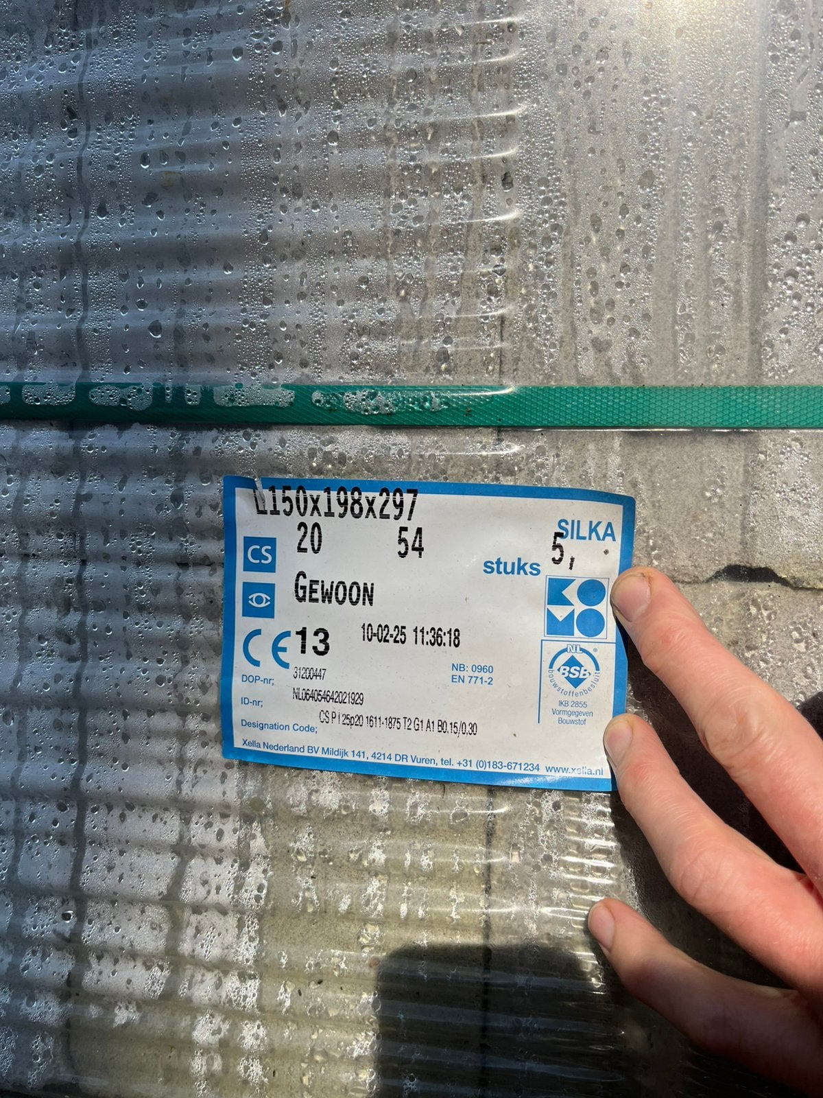 Vellingblokken. 54 stuks, Doe-het-zelf en Verbouw, Ophalen, Nieuw, Minder dan 80 cm