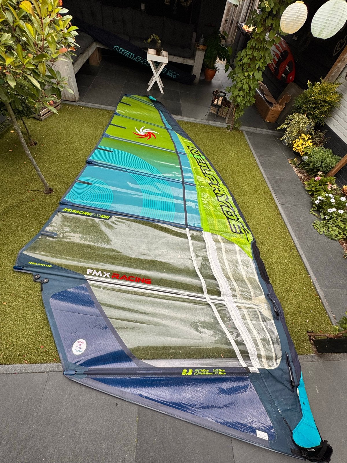 NeilPryde RS:Racing Evo XIII 8.2m² windsurfzeil, Ophalen, Gebruikt, 8 m² of meer, Neilpryde
