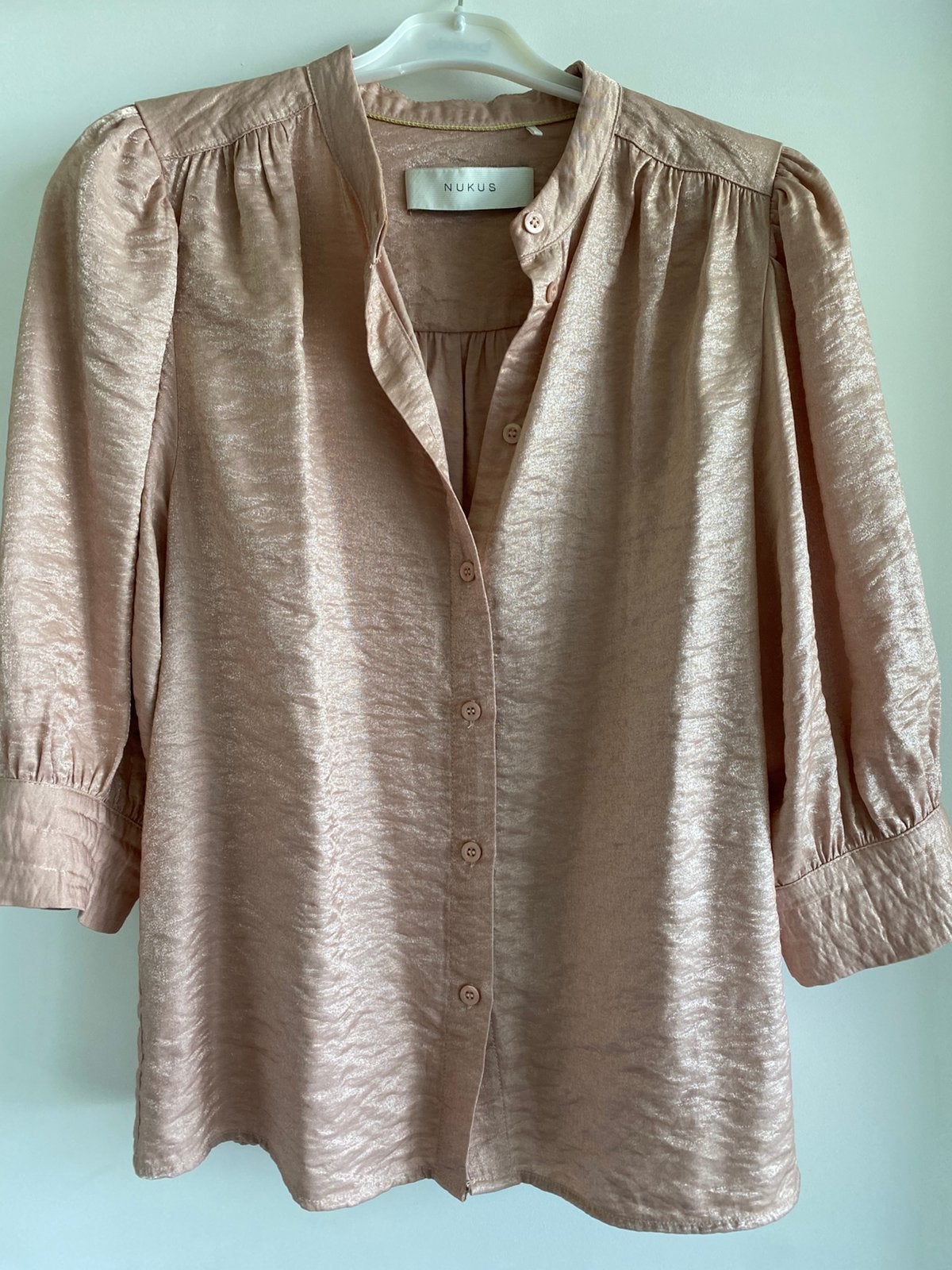 Nukus 2 delig poederkleur, Kleding | Dames, Blouses en Tunieken, Ophalen of Verzenden, Zo goed als nieuw, Maat 38/40 (M)