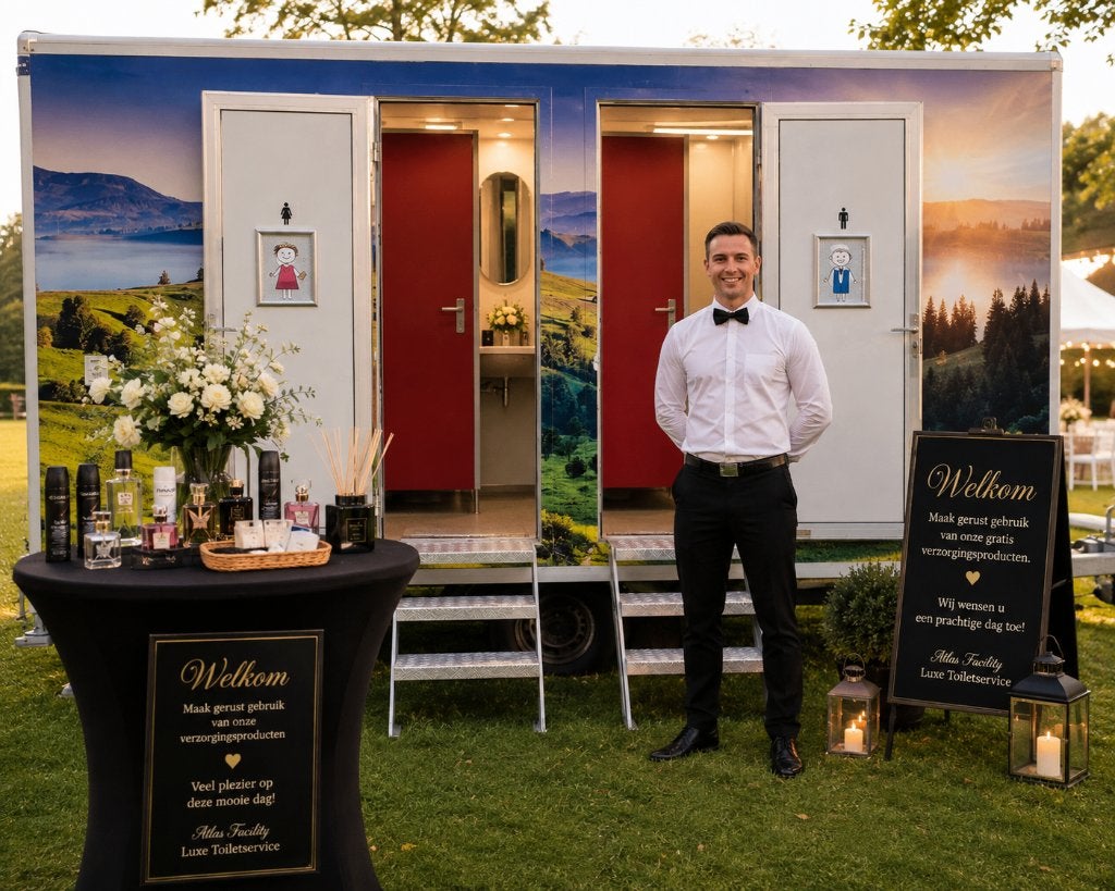 Zeer nette Toiletwagen te Huur, Ophalen of Verzenden, Zo goed als nieuw, Geboorte of Huwelijk