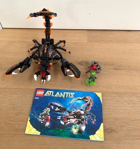 Gave Lego Atlantis Deep Sea Striker, set 8076, Compleet, Overige thema's, Lego, Ophalen of Verzenden