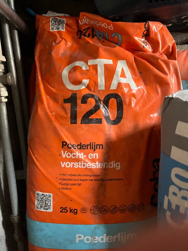 Tegellijm Coba 120, Ophalen, Overige materialen, 30 cm of meer, Nieuw