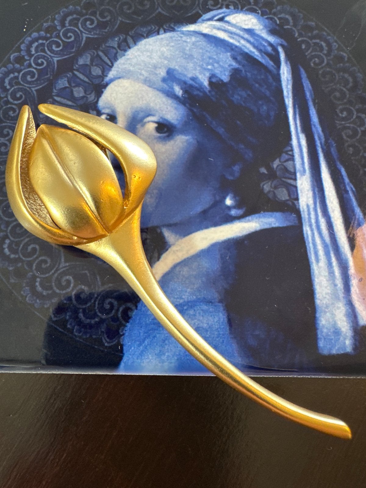 Agatha Paris Broche - Gouden Tulp Design, Sieraden, Tassen en Uiterlijk, Overige materialen, Gebruikt, Parijs, Ingo@agathaparis.com