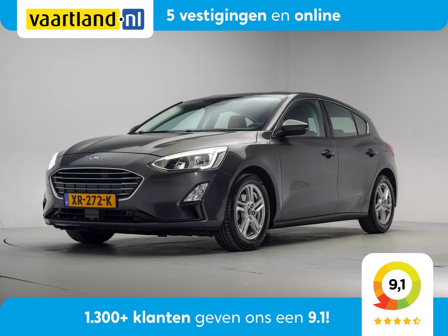 Ford Focus 1.0 EcoBoost Trend Business [ Navi Apple/Android, Auto's, 137 pk, Gebruikt, Origineel Nederlands, Bedrijf