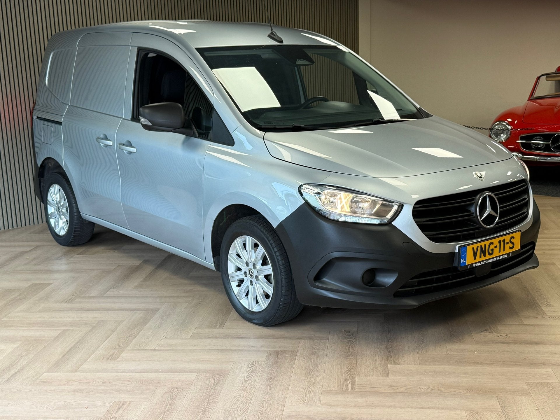 Mercedes-Benz Citan 108 CDI L1 NAVI AIRCO CRUISE CARPLAY 16, Dealer onderhouden, Stof, Gebruikt, Met garantie (alle)