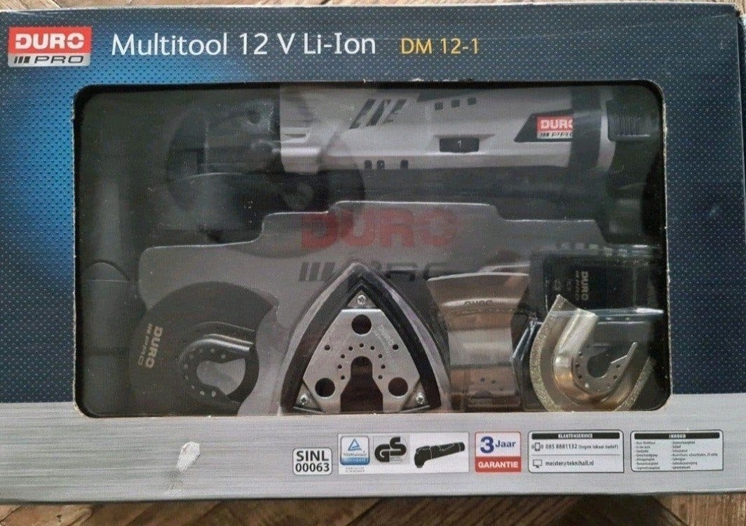 Duro Pro Multitool 12 V Li-Ion DM 12-1 nieuw, Ophalen of Verzenden, Nieuw