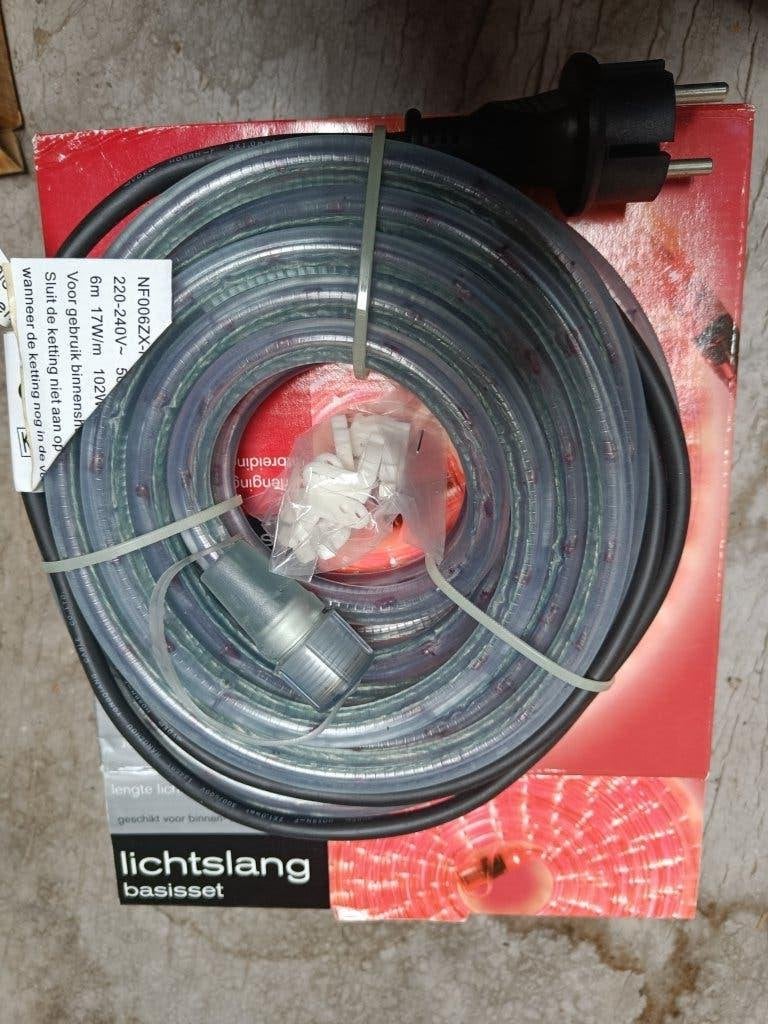 Lichtslang Rood basis set & 3 uitbreidings sets, Overige materialen, Minder dan 50 watt, Nieuw, Ophalen of Verzenden