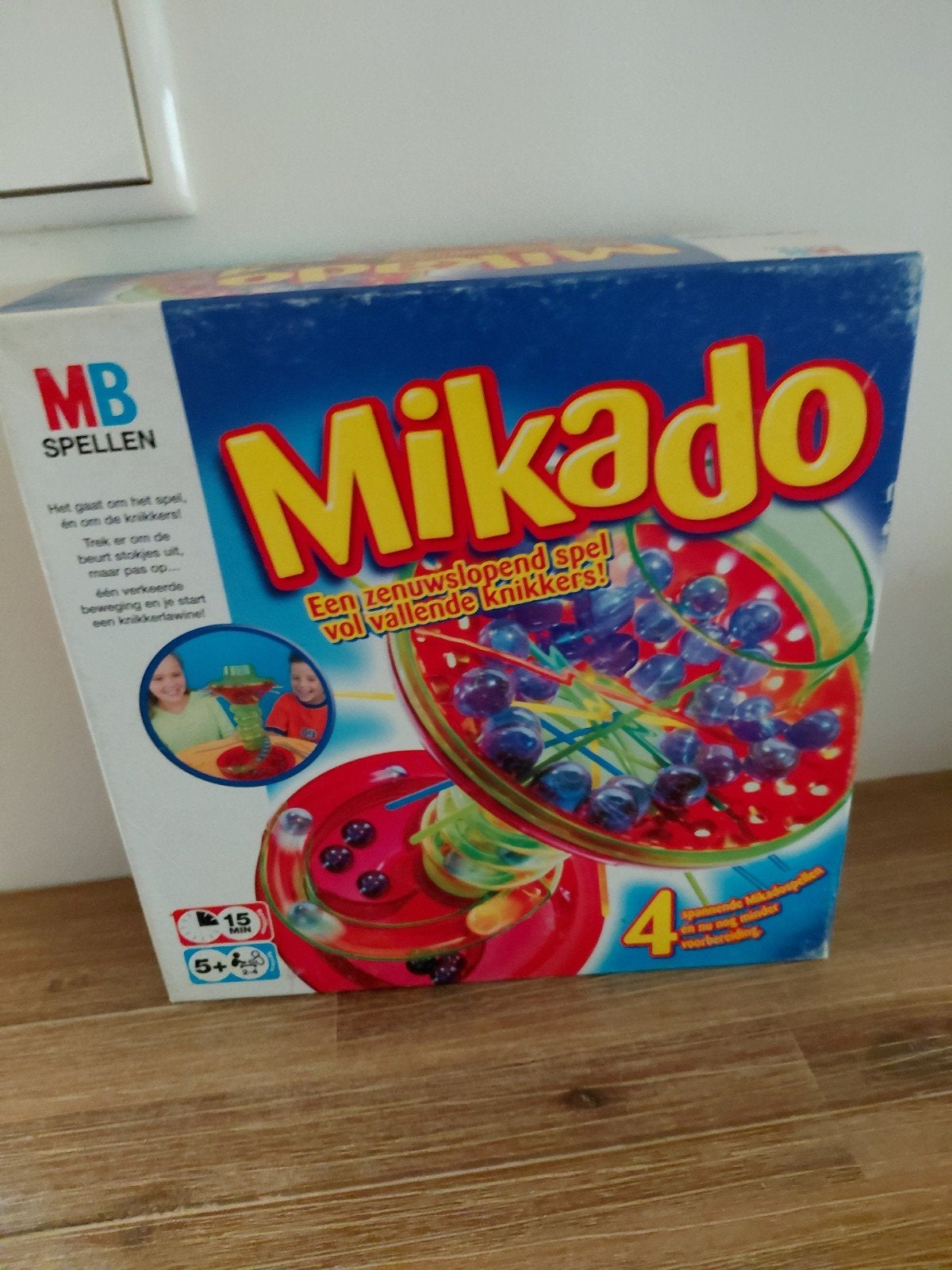 Mikado knikkerspel - Zenuwslopend plezier voor iedereen!, Hobby en Vrije tijd, Drie of vier spelers, Ophalen, Gebruikt, MB Spellen