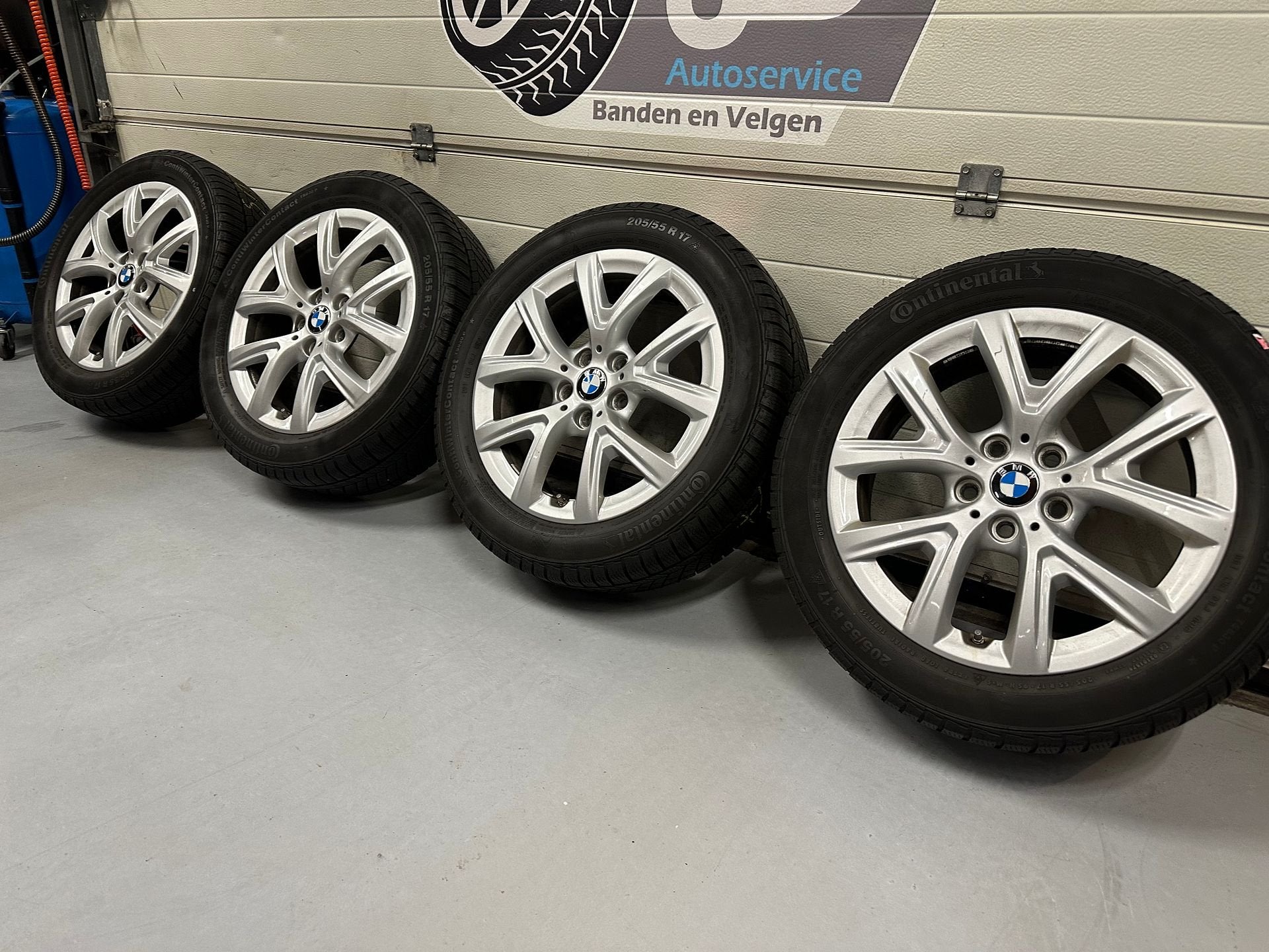 17inch Originele BMW Style 574 Velgen A-Merk Winterbanden 5x, Gebruikt, -, -, Banden en Velgen