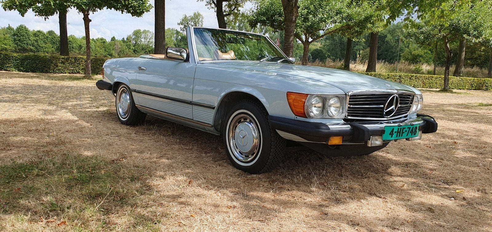 mercedes 450 sl v8 top showroom staat alle inruil mogelijk, Automaat, Achterwielaandrijving, Zwart, Cabriolet