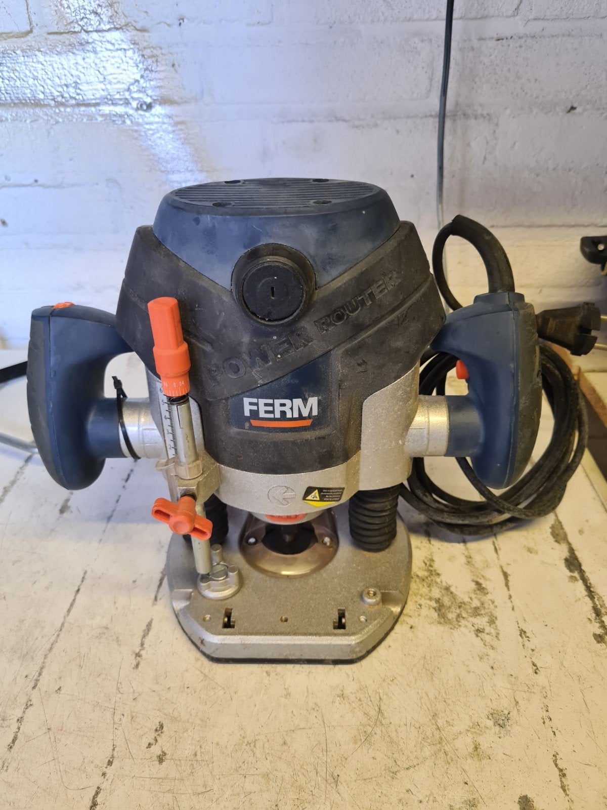 Ferm PRM1015 Bovenfrees - Krachtige 1300W Router, Gebruikt, Ophalen of Verzenden, Ferm, Bovenfrees